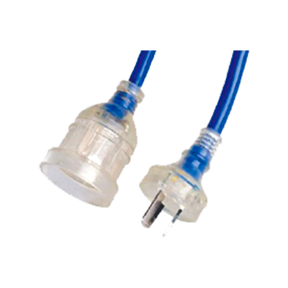 FS-4D~FS-4E Australia full transparent plug extension cord SAA certified power cord