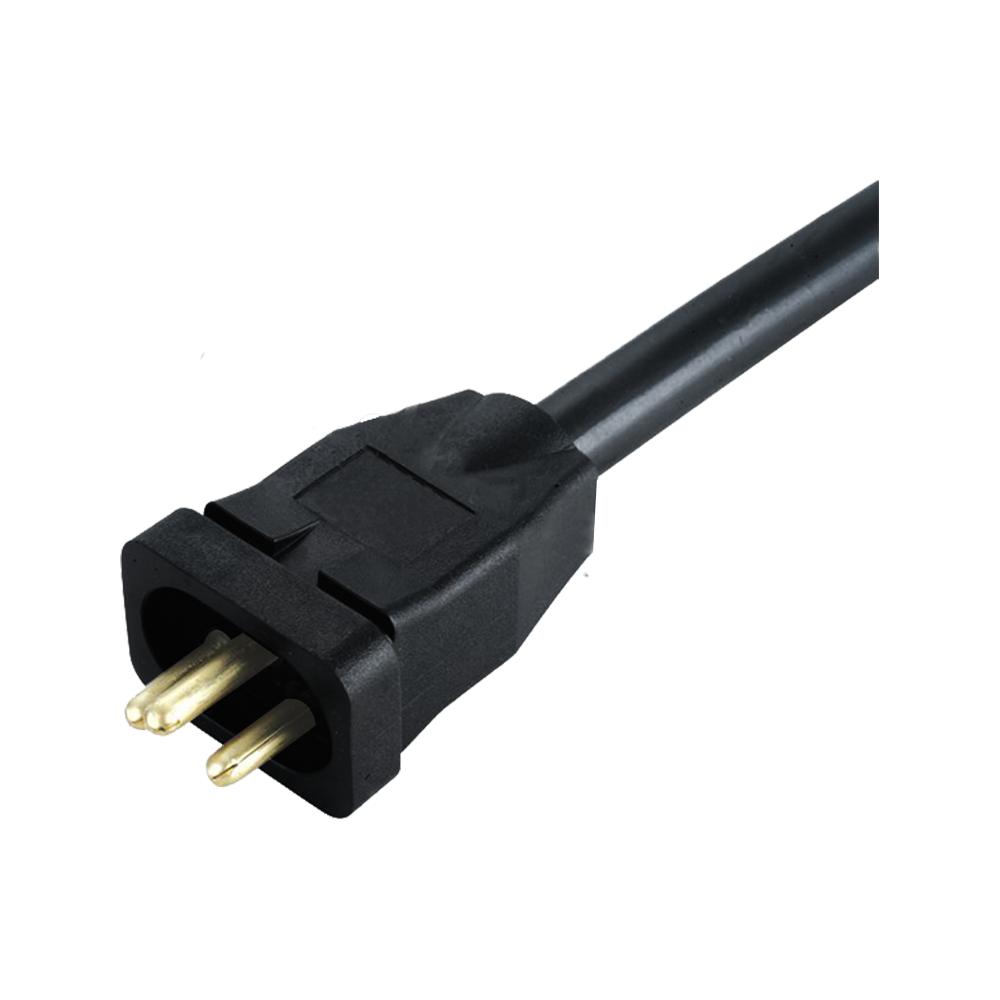 FT-08 US standard three-core square three-round pin plug UL certified power cord