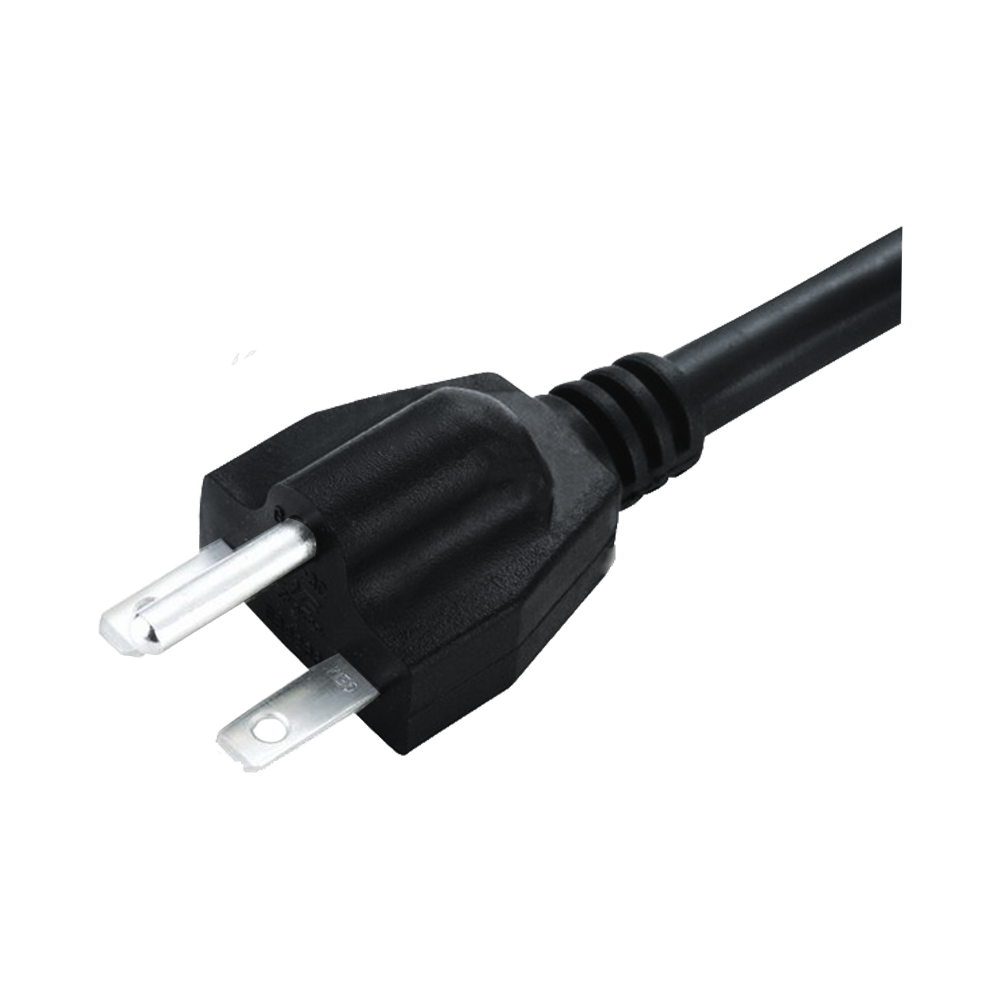 FT-3C US standard three-core flat plug UL certified power cord