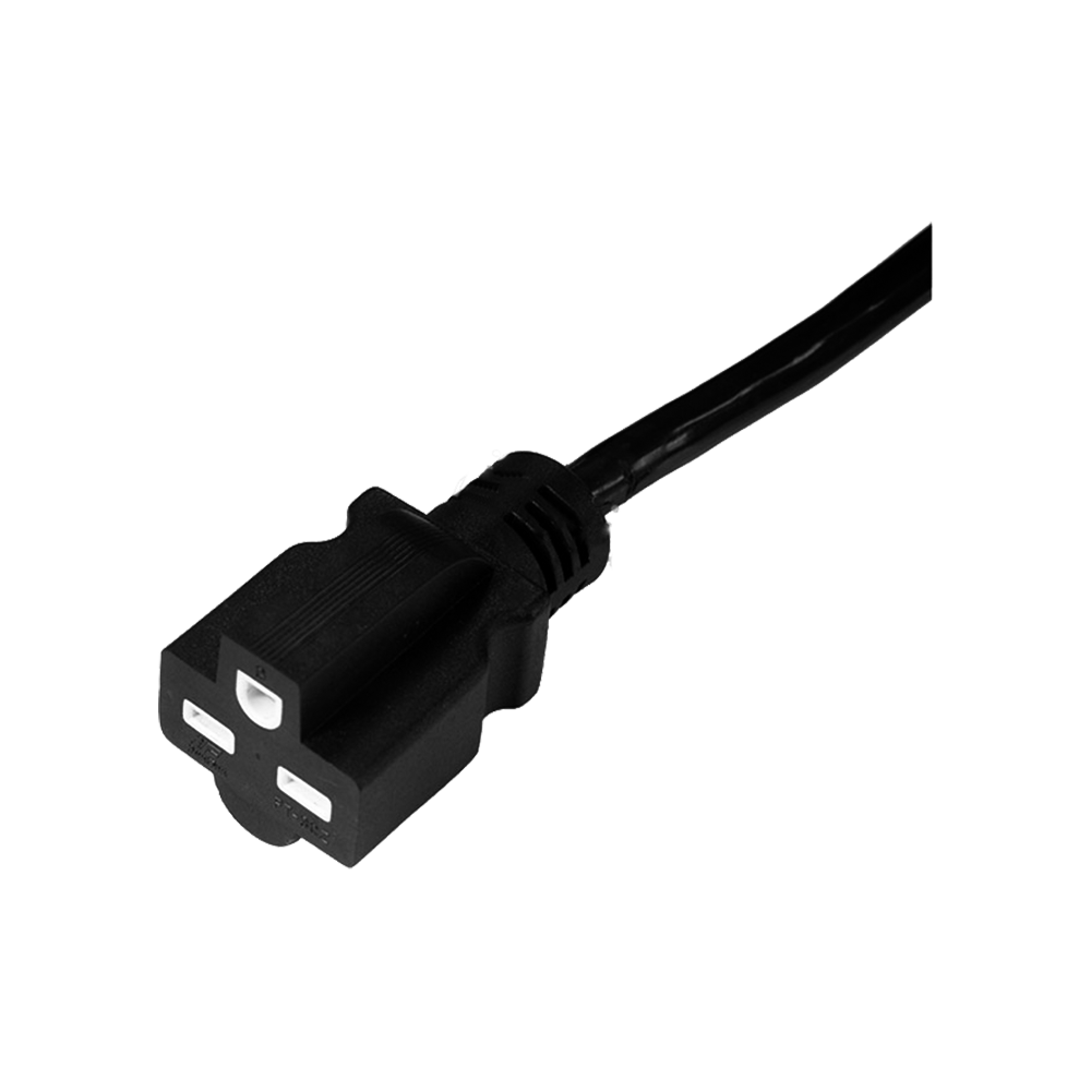 FT-3CZ is a US standard three-core flat plug-to-plug connector tailstock UL certified power cord