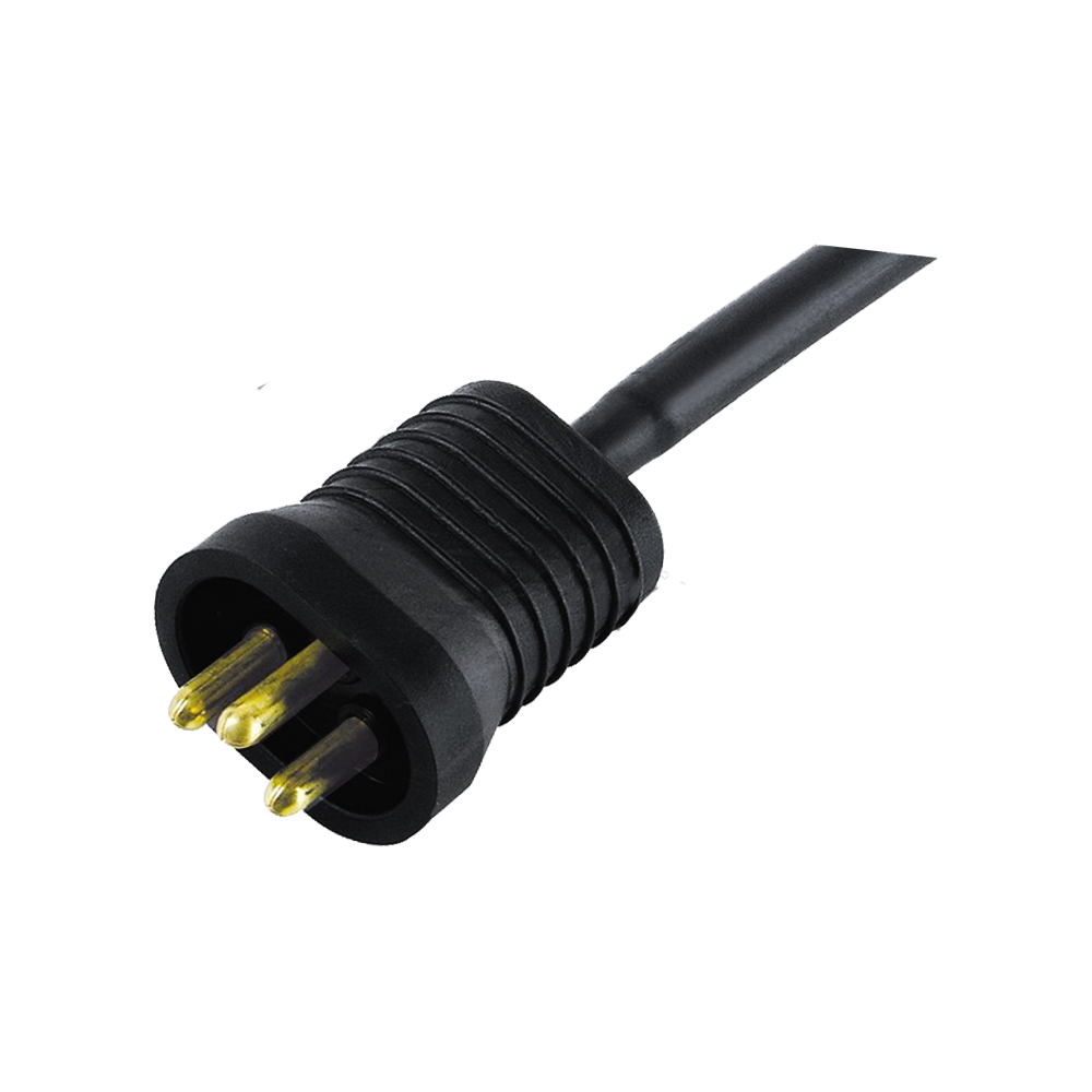 FT-4 US standard three-core oval three-pin plug UL certified power cord