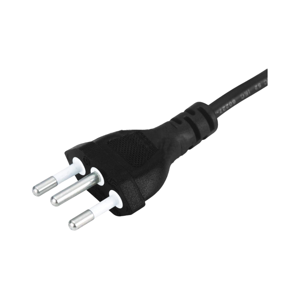 JFB-3A Brazil three-core flat plug 4.0 pin UC certified power cord