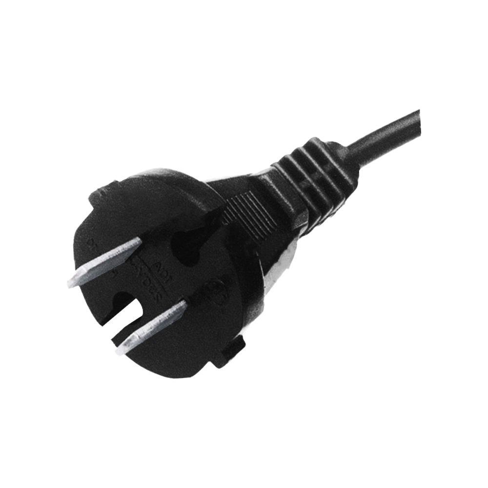 PBB-10 China two-core single-phase two-pole non-removable 10A round plug CCC certified power cord
