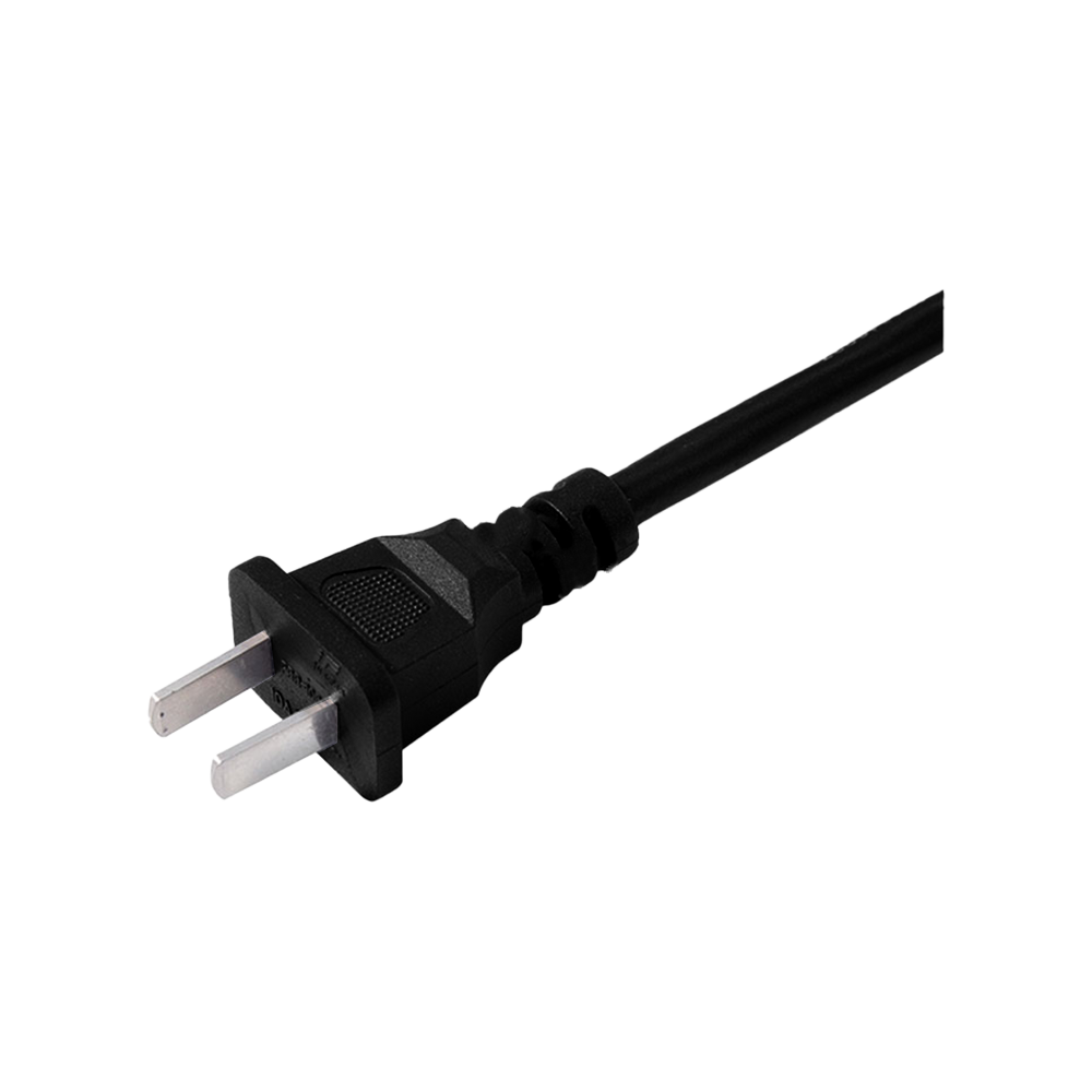 PBB-10B China two-core single-phase two-pole non-removable 10A flat plug CCC certified power cord