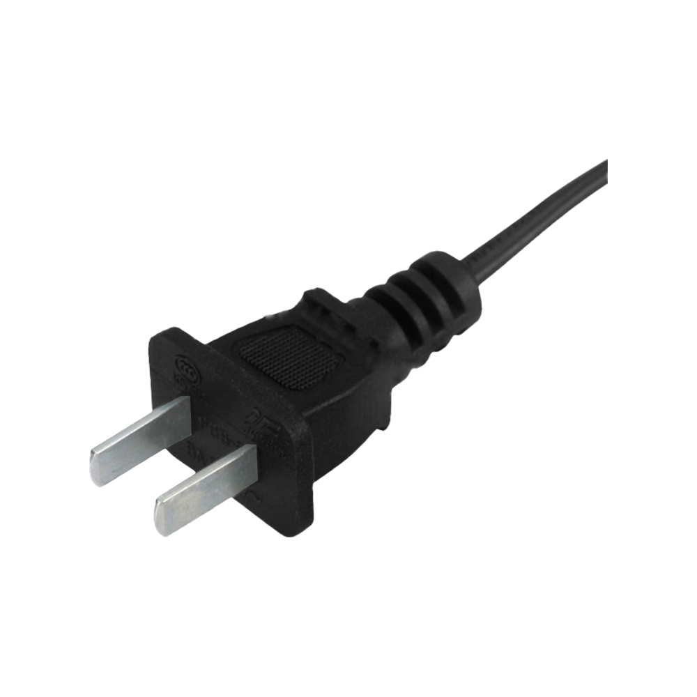 PBB-6 China two-core single-phase two-pole non-removable 6A flat plug CCC certified power cord