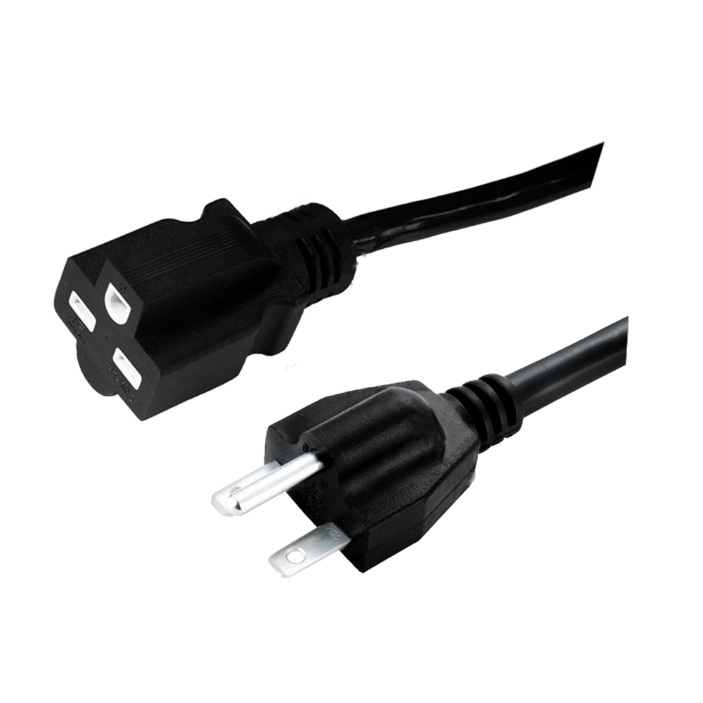 FT-3C~FT-3CZ US standard three-core indoor and outdoor universal flat plug extension cord UL certified power cord