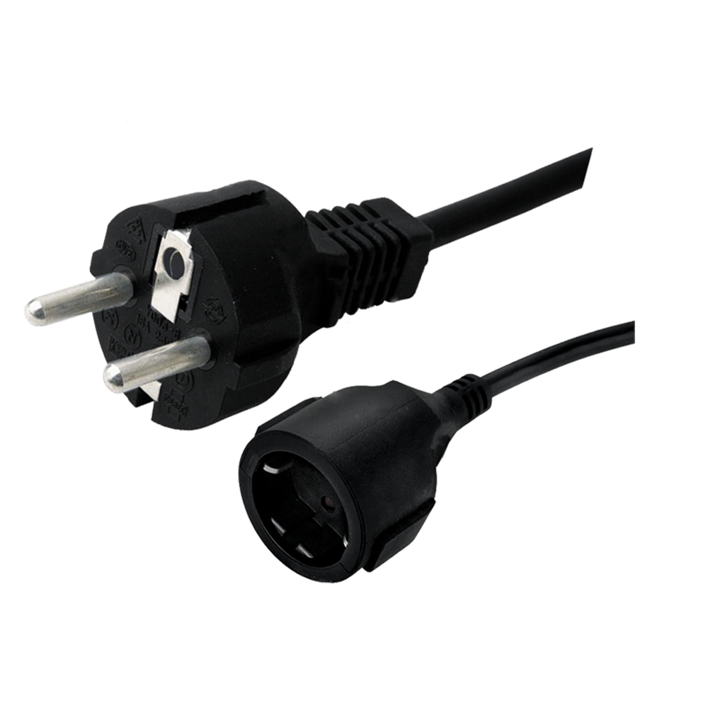 JF-04~JF-03Z European standard three-core indoor and outdoor universal straight-in extension cord VDE certified power cord