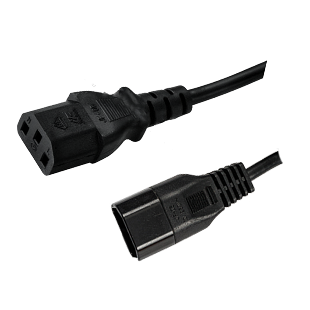 JF-05~JF-06 European regulation three-core C13C14 male and female to plug extension cord VDE certified power cord