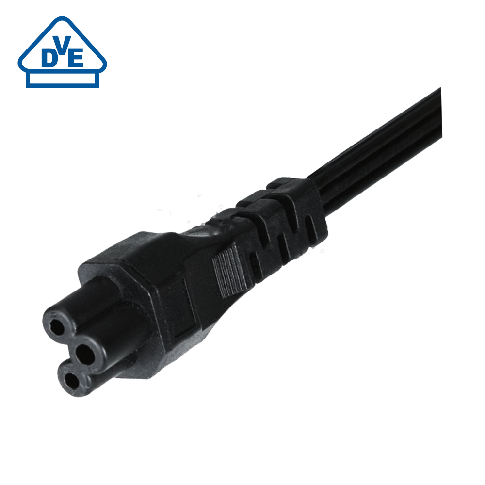 JF-08 European three-core plum tail C5 connector VDE certification